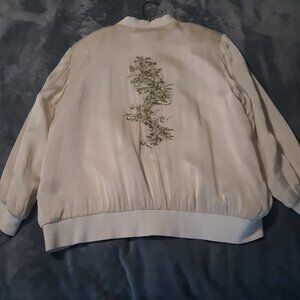 Satin Bomber Jacket